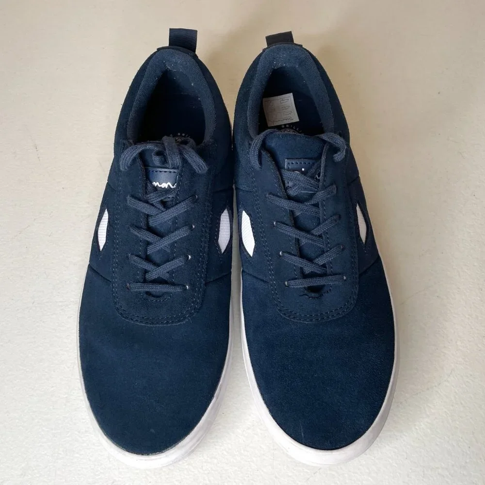 Diamond Supply Co Icon Two Tone Navy Suede Shoes Size 8.5